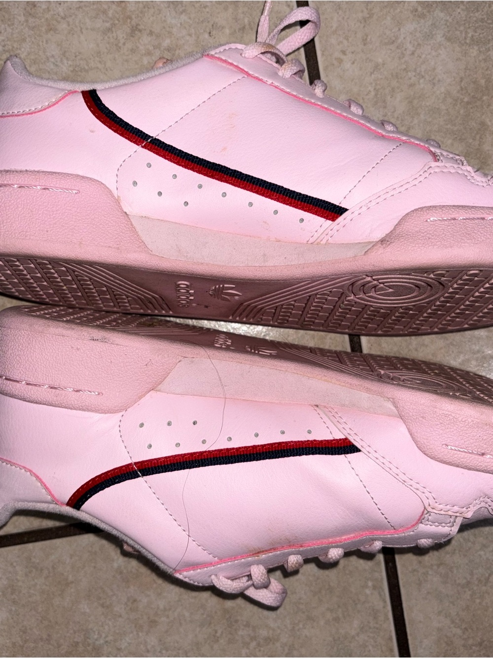 adidas continental Women’s Light Pink Low-Top Sneakers size 7 - Picture 5 of 7